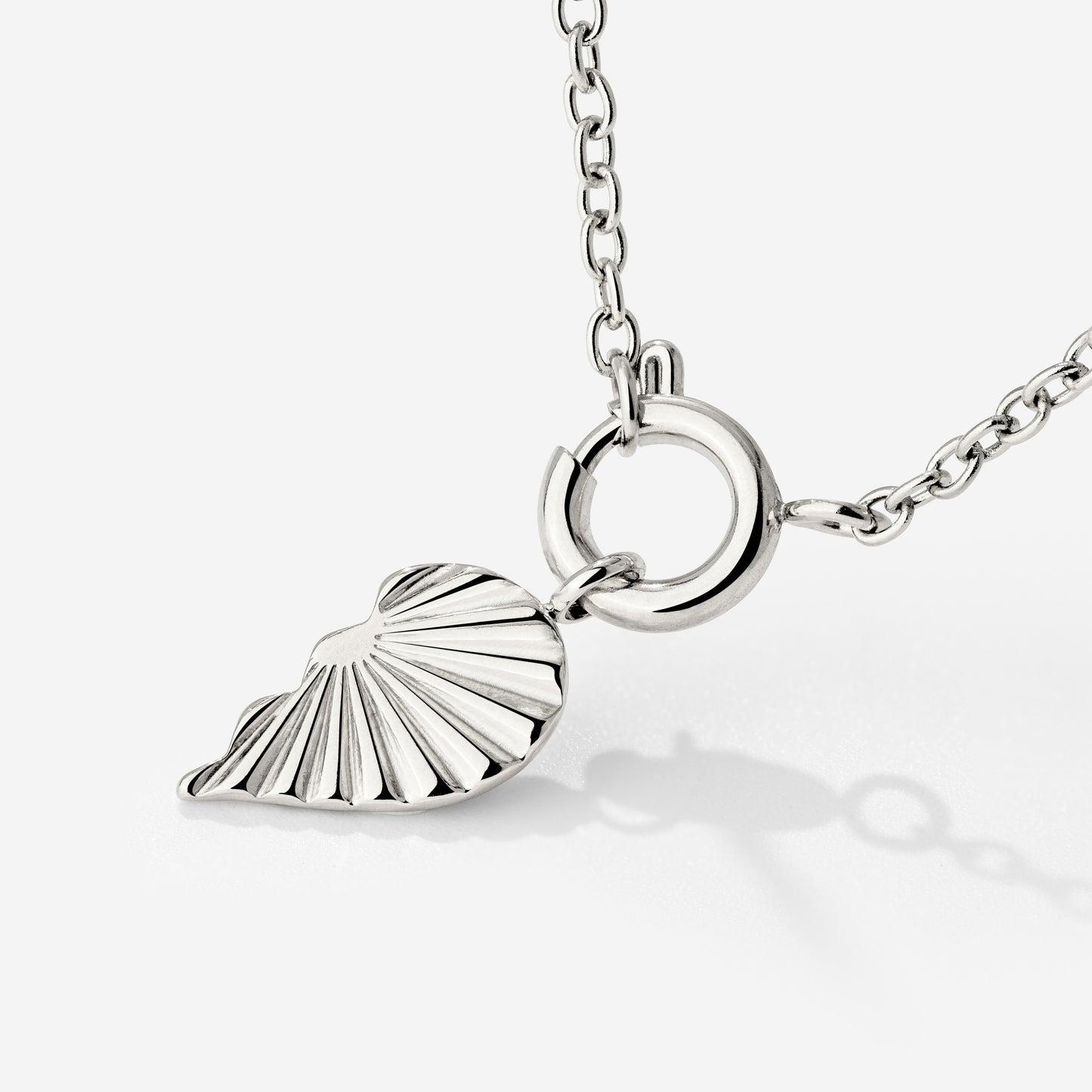 Twin Flame Right Classic Chain Necklace Set Silber