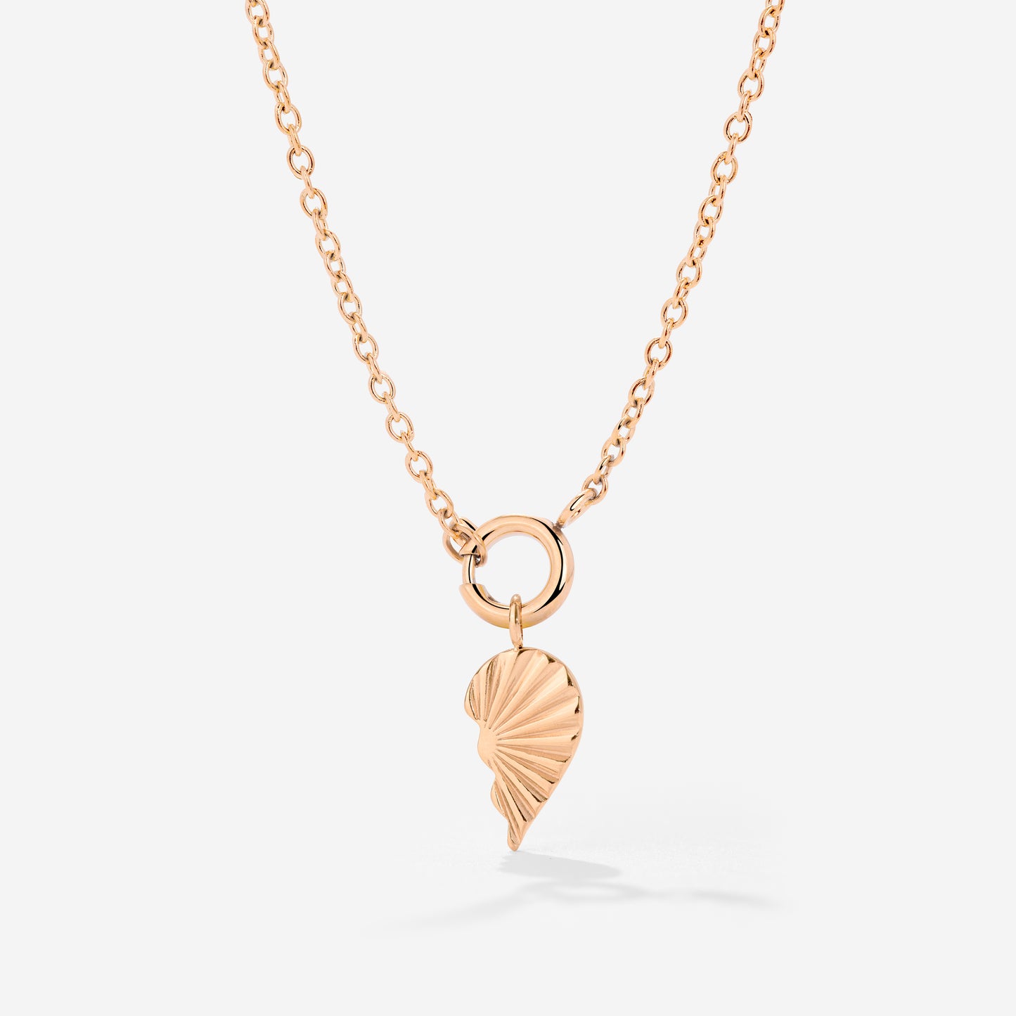 Twin Flame Right Classic Chain Necklace Set Roségold