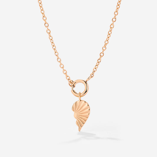 Twin Flame Right Classic Chain Necklace Set Roségold