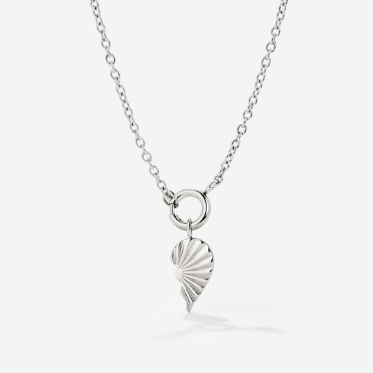 Twin Flame Right Classic Chain Necklace Set Silber