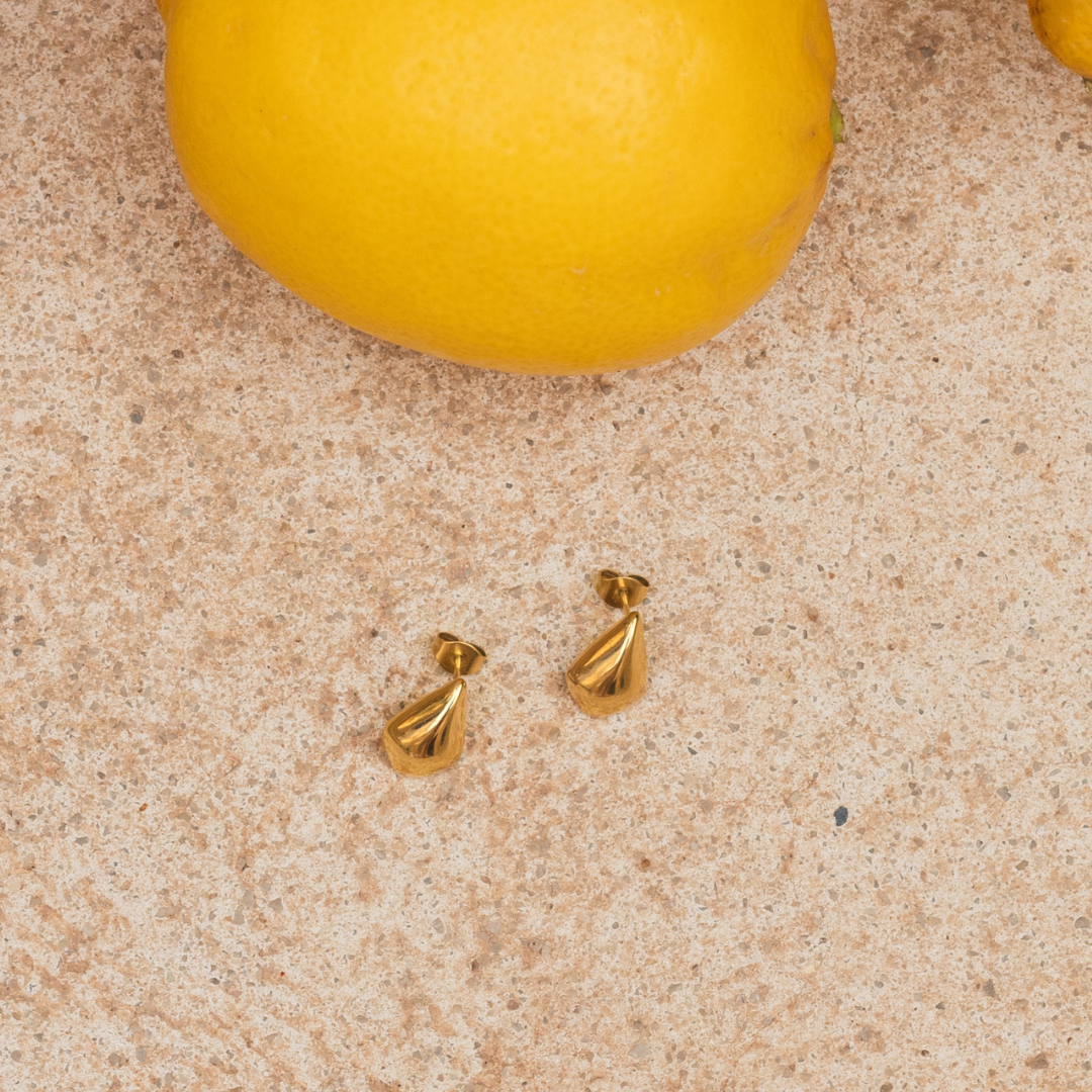 Happy Tears Studs Roségold