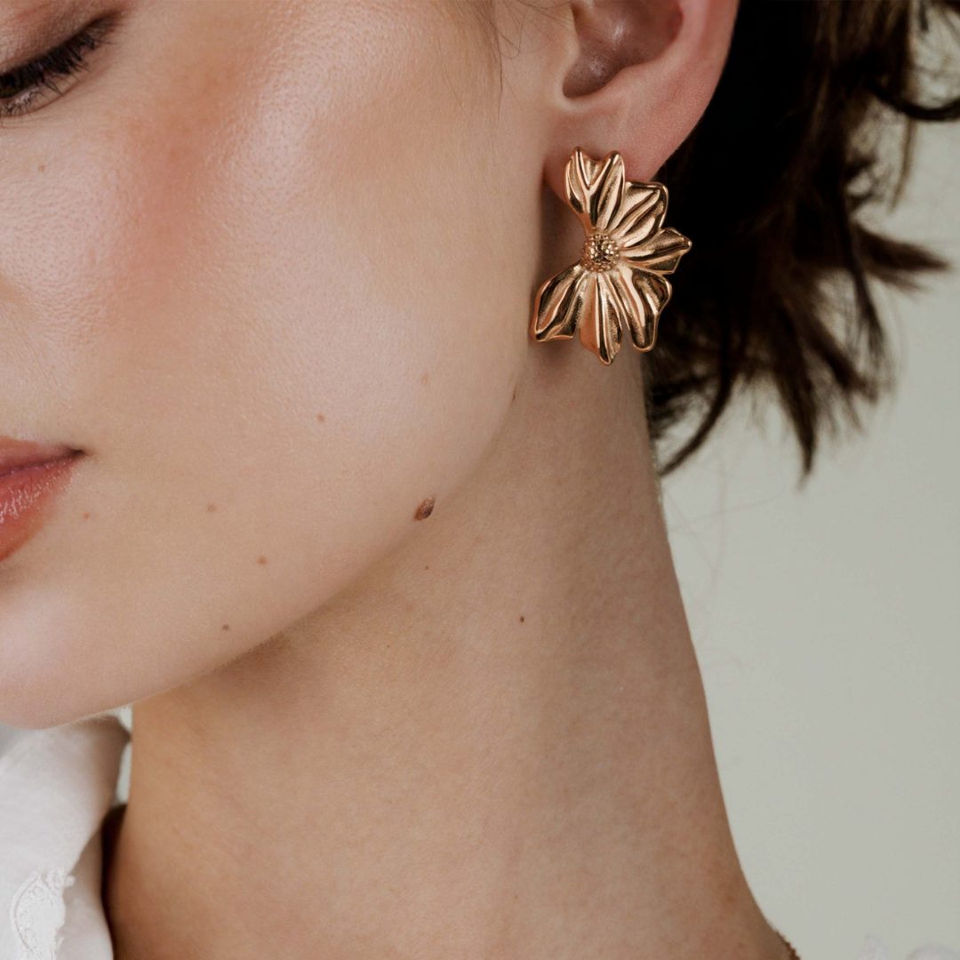 Eternal Bloom Studs Roségold