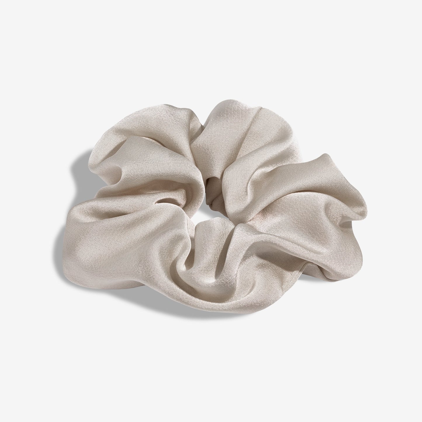 Shimmering Scrunchie Medium Champagne