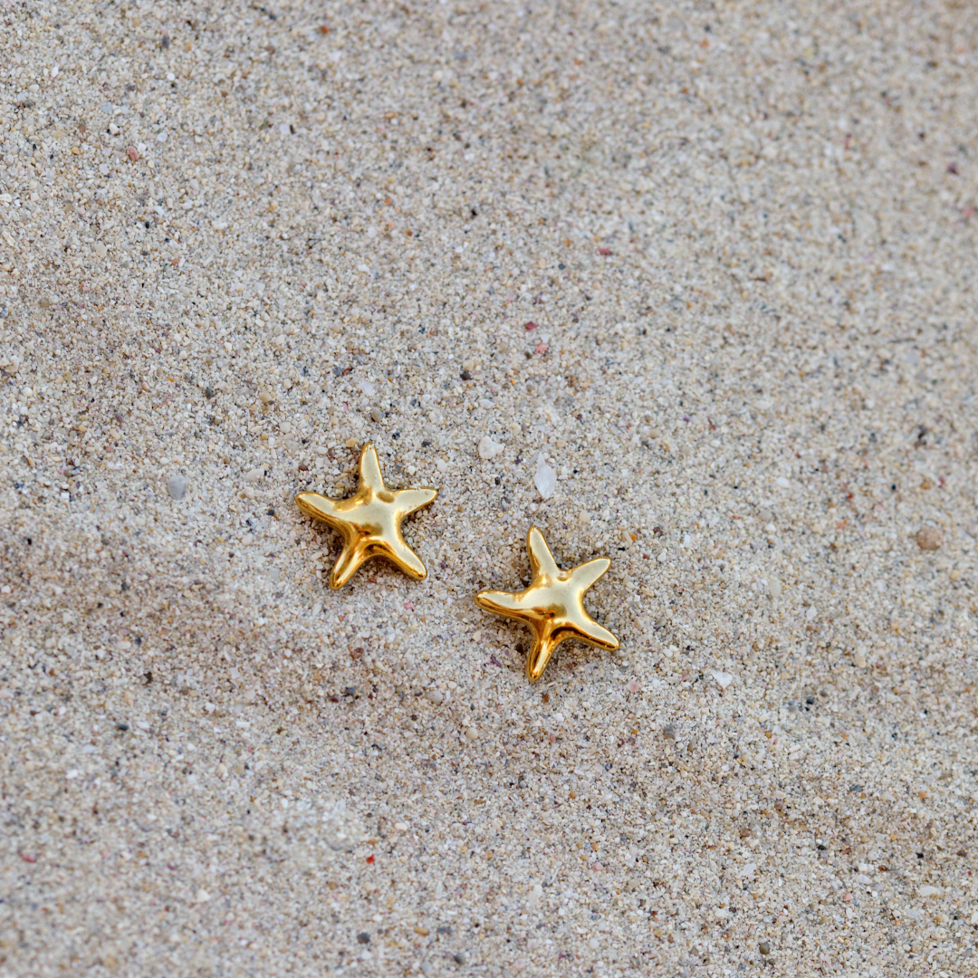 Sea Star Studs Roségold