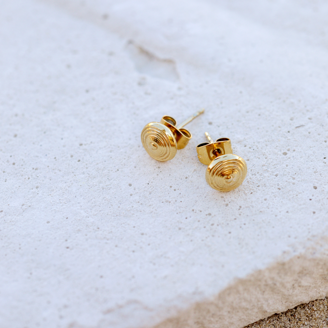 Ocean's Echo Studs Silber