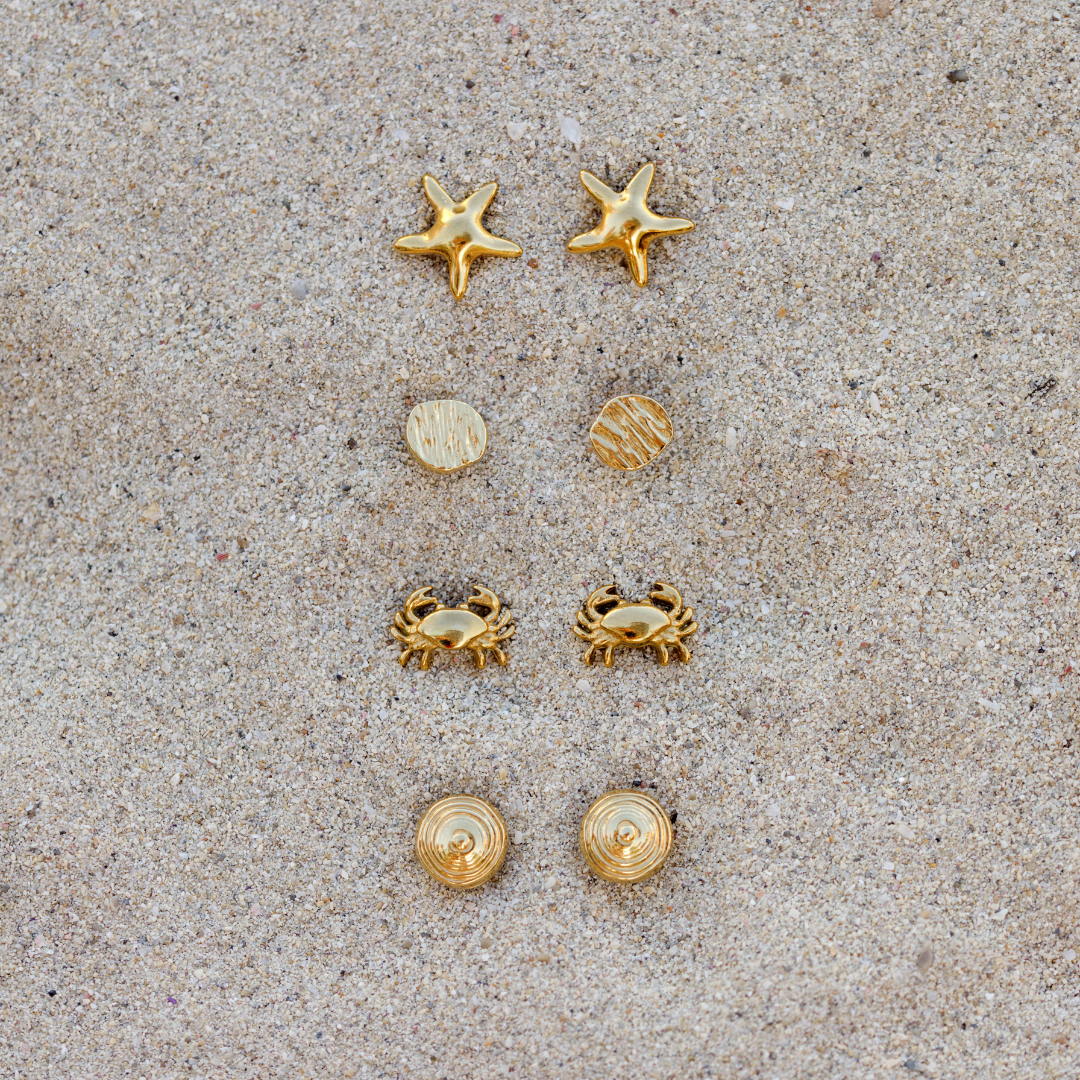 Boho Coin Studs Roségold