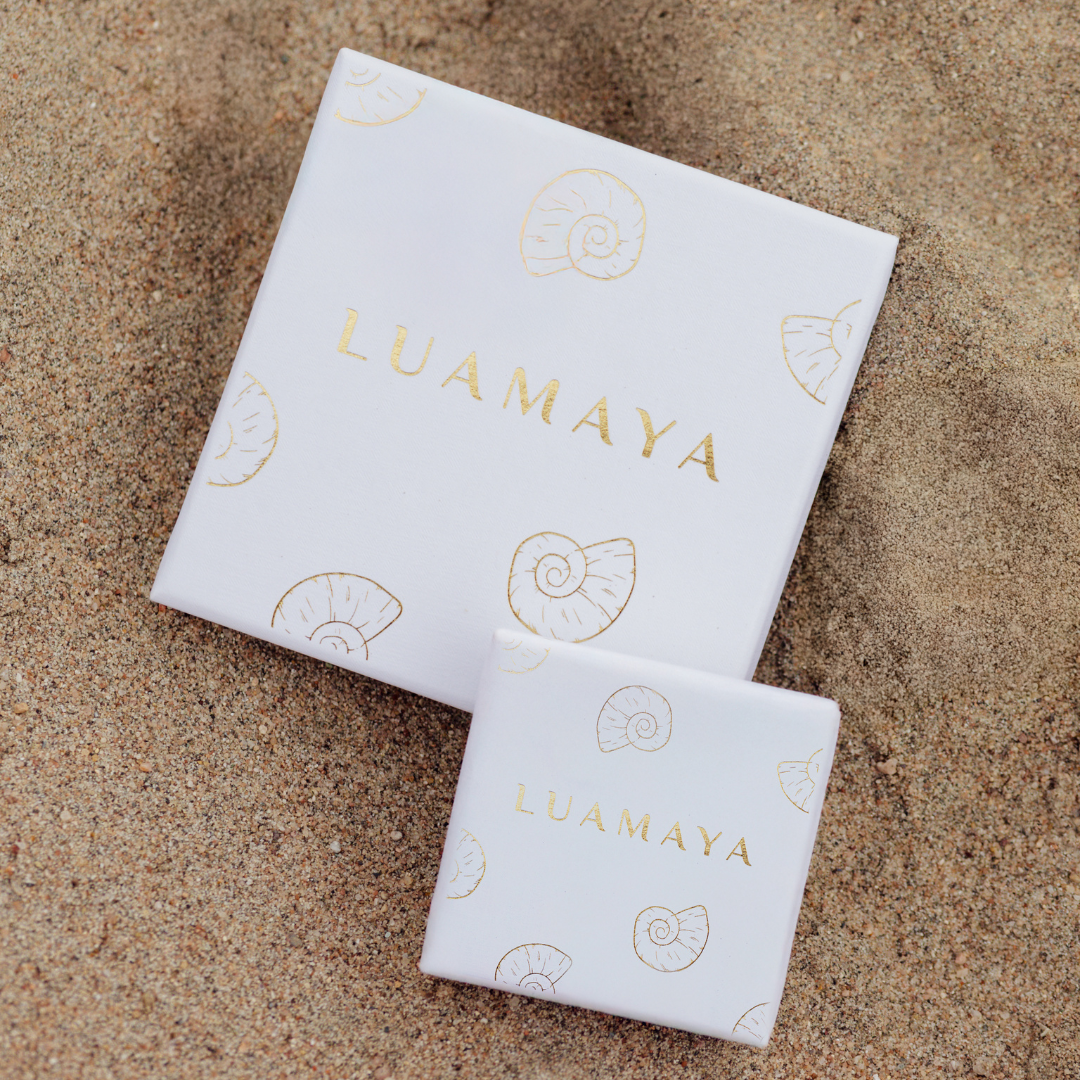 Sea Strands Hoop Set Small Gold