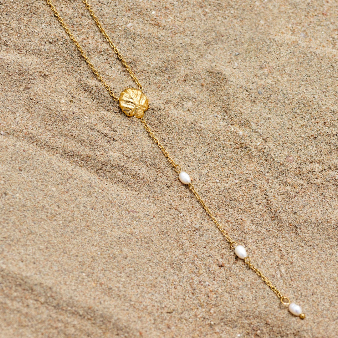 Ocean Lovers Y-Necklace Gold