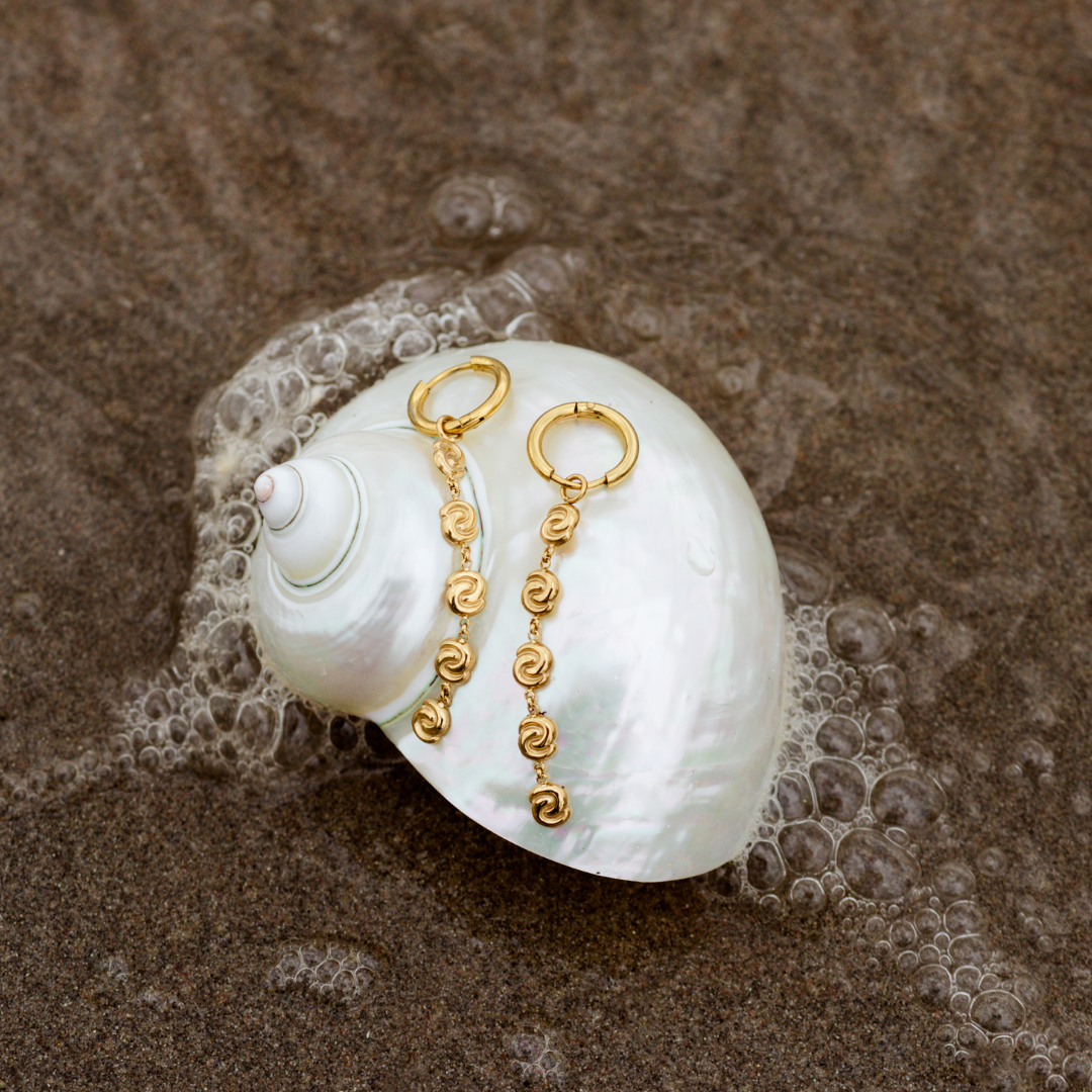 Tides of Time Hoop Set Small Roségold