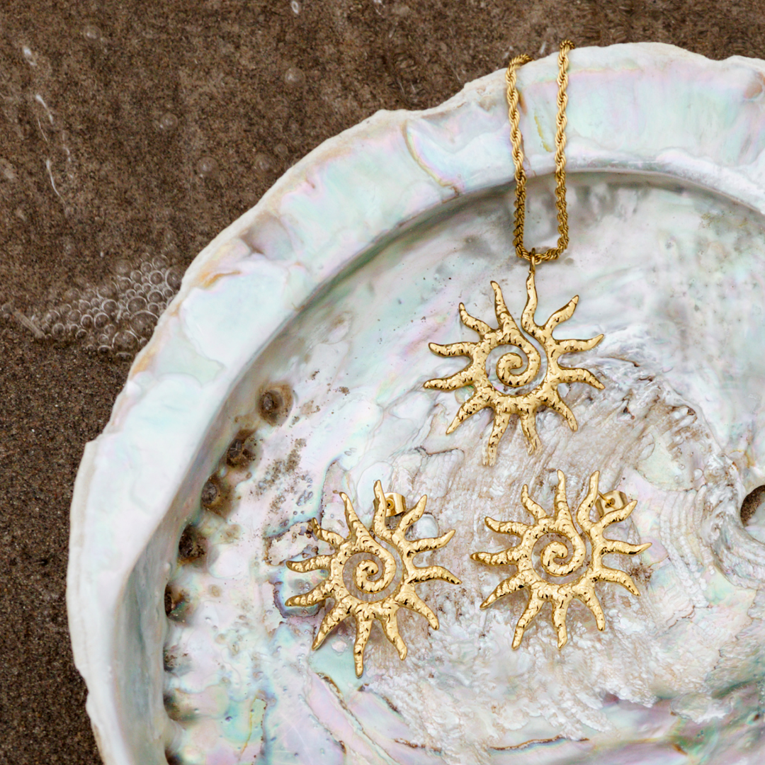 Soleil Studs Roségold