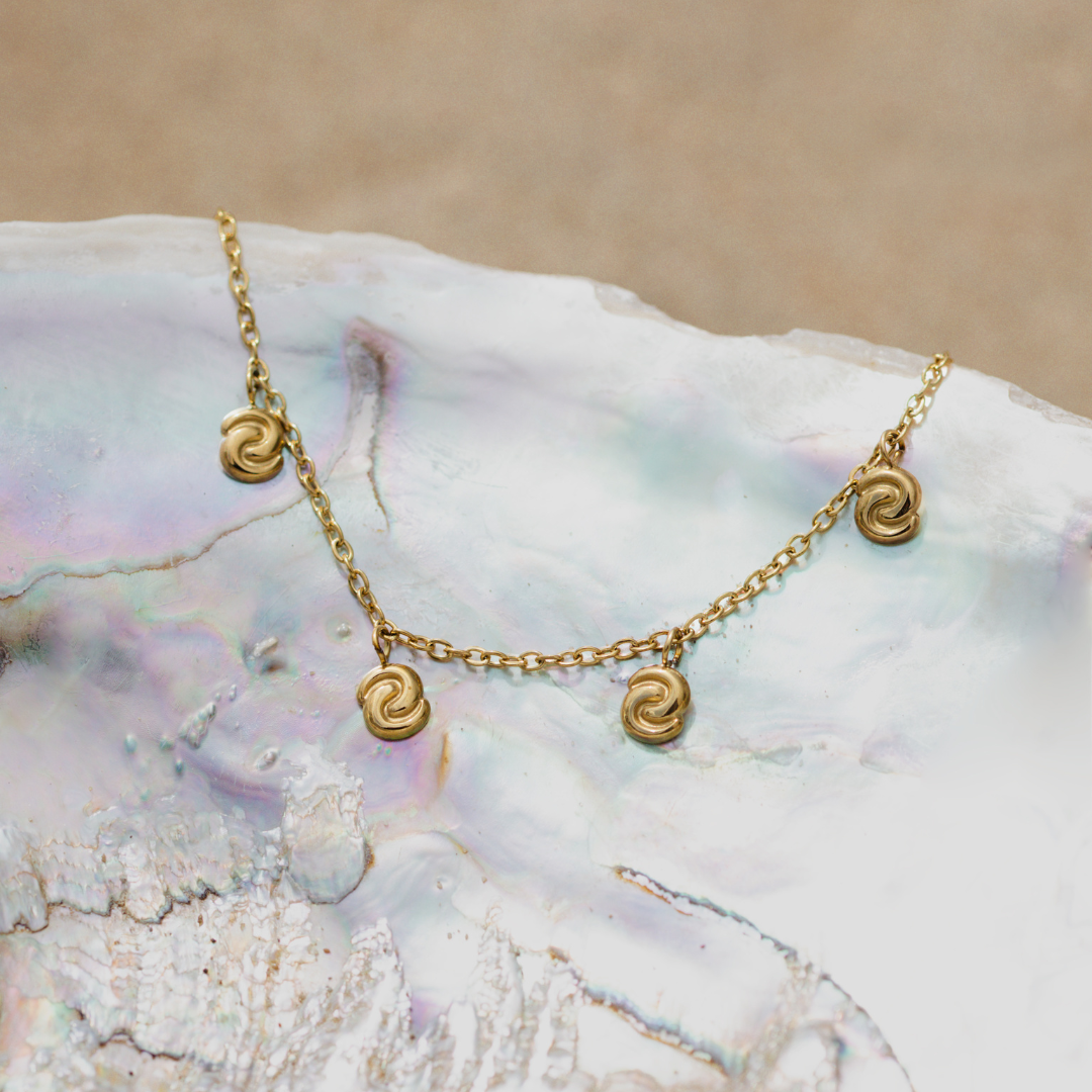 Tides of Time Anklet Roségold