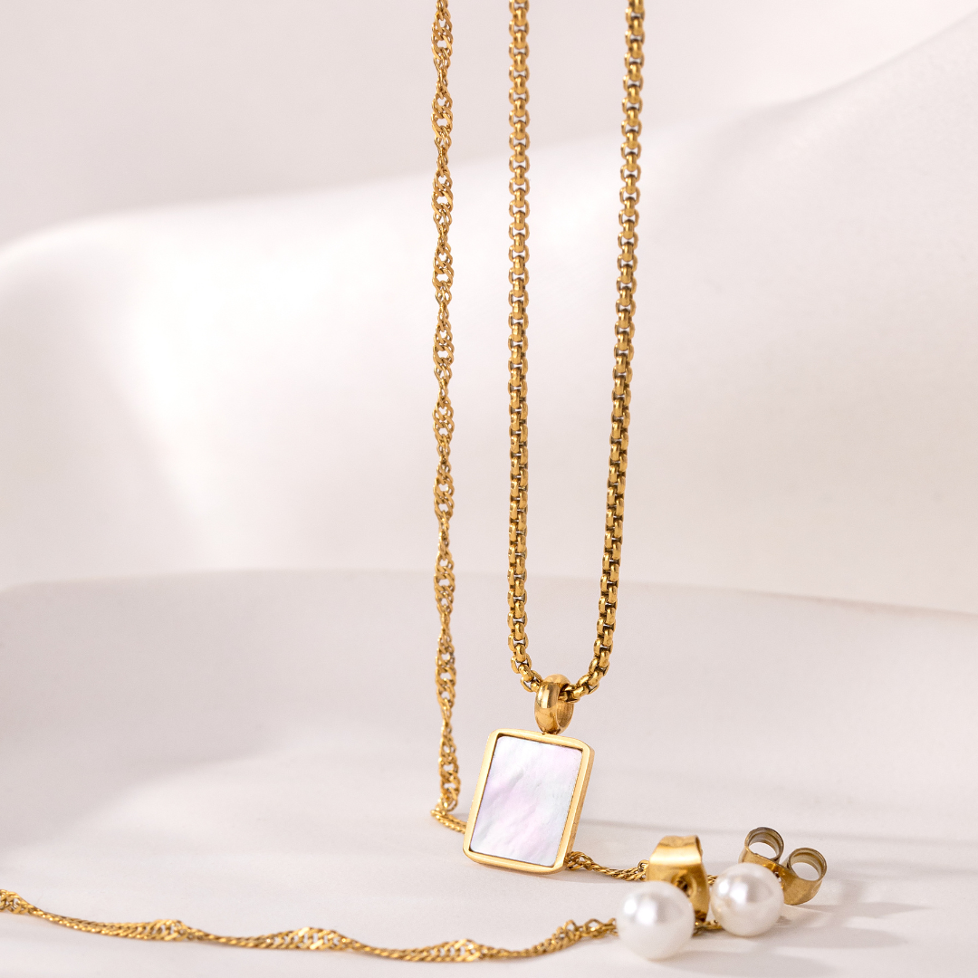 Slim Singapore Necklace Silber