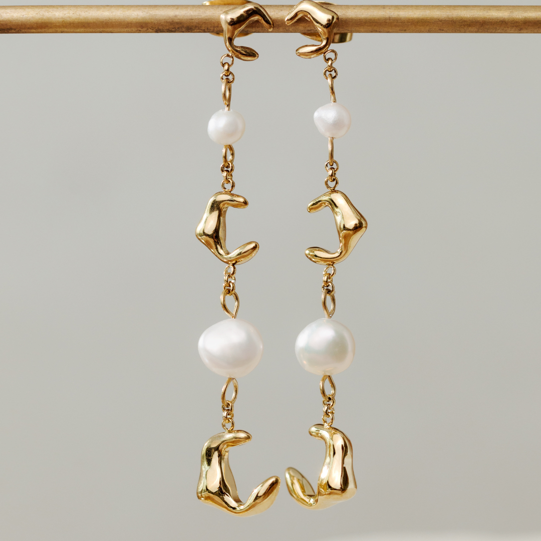 Abundant Anna Earrings Gold