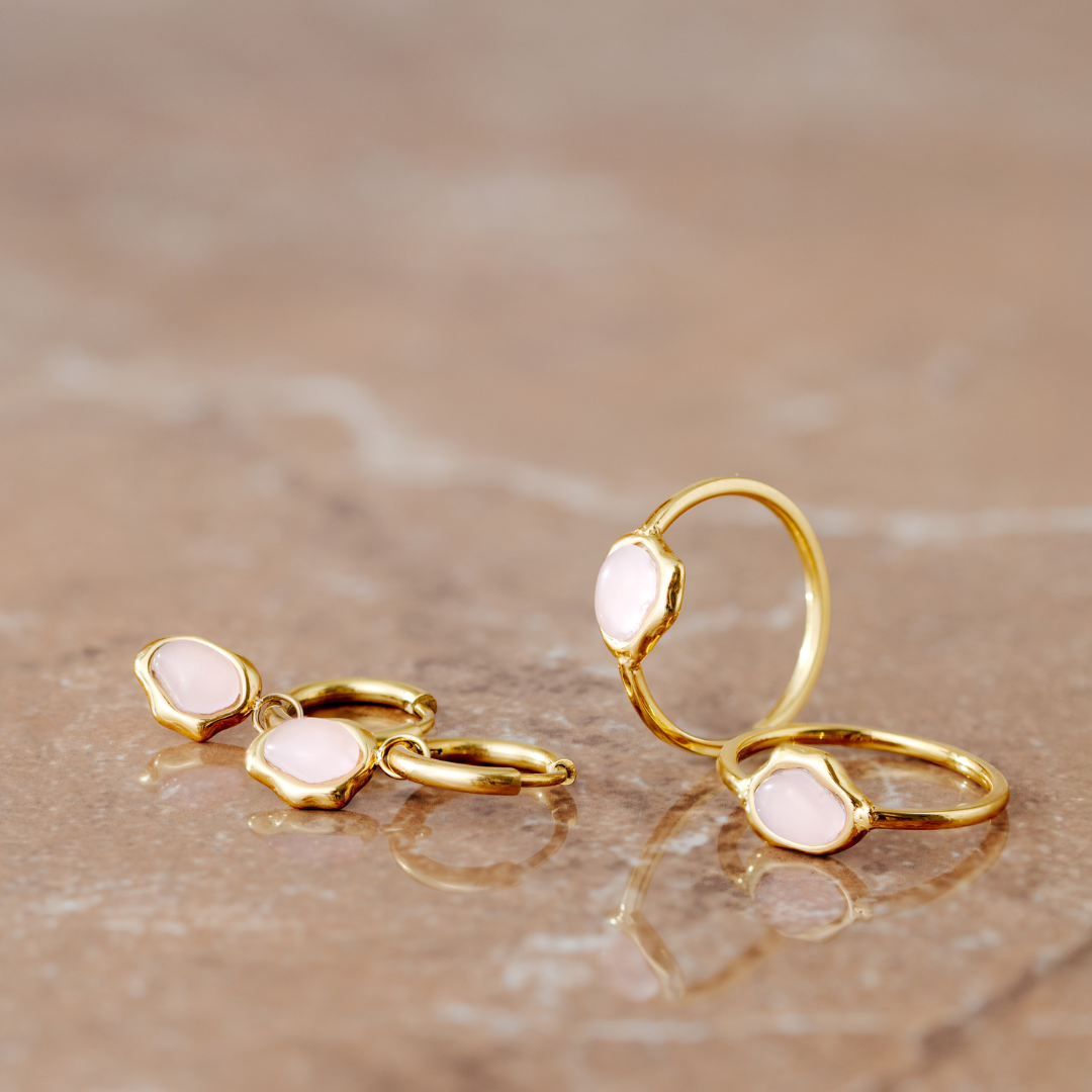 Lively Lisa Hoop Set Small Gold