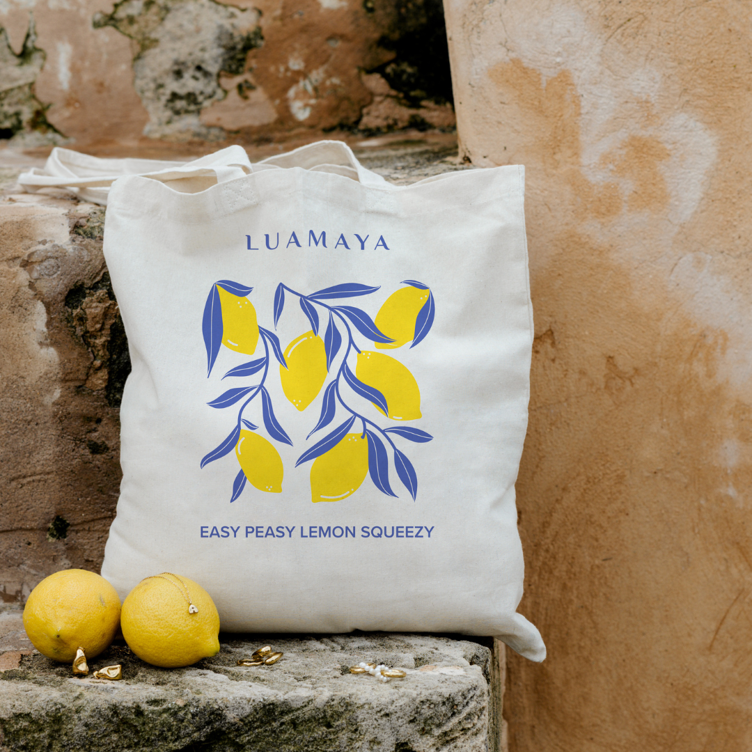 Jutetasche Easy peasy lemon squeezy