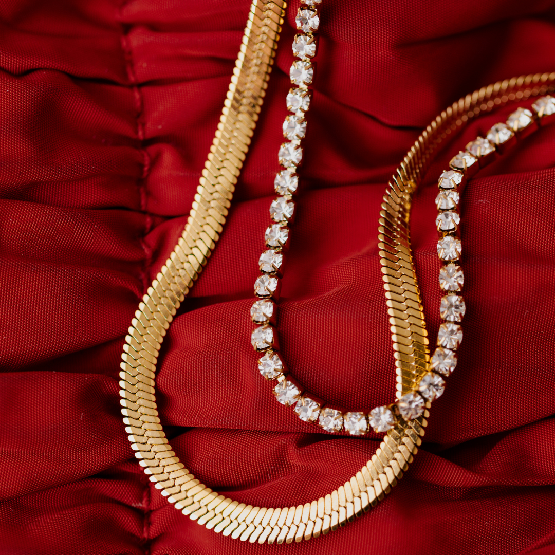 Glitz 'n' Glam Necklace Roségold