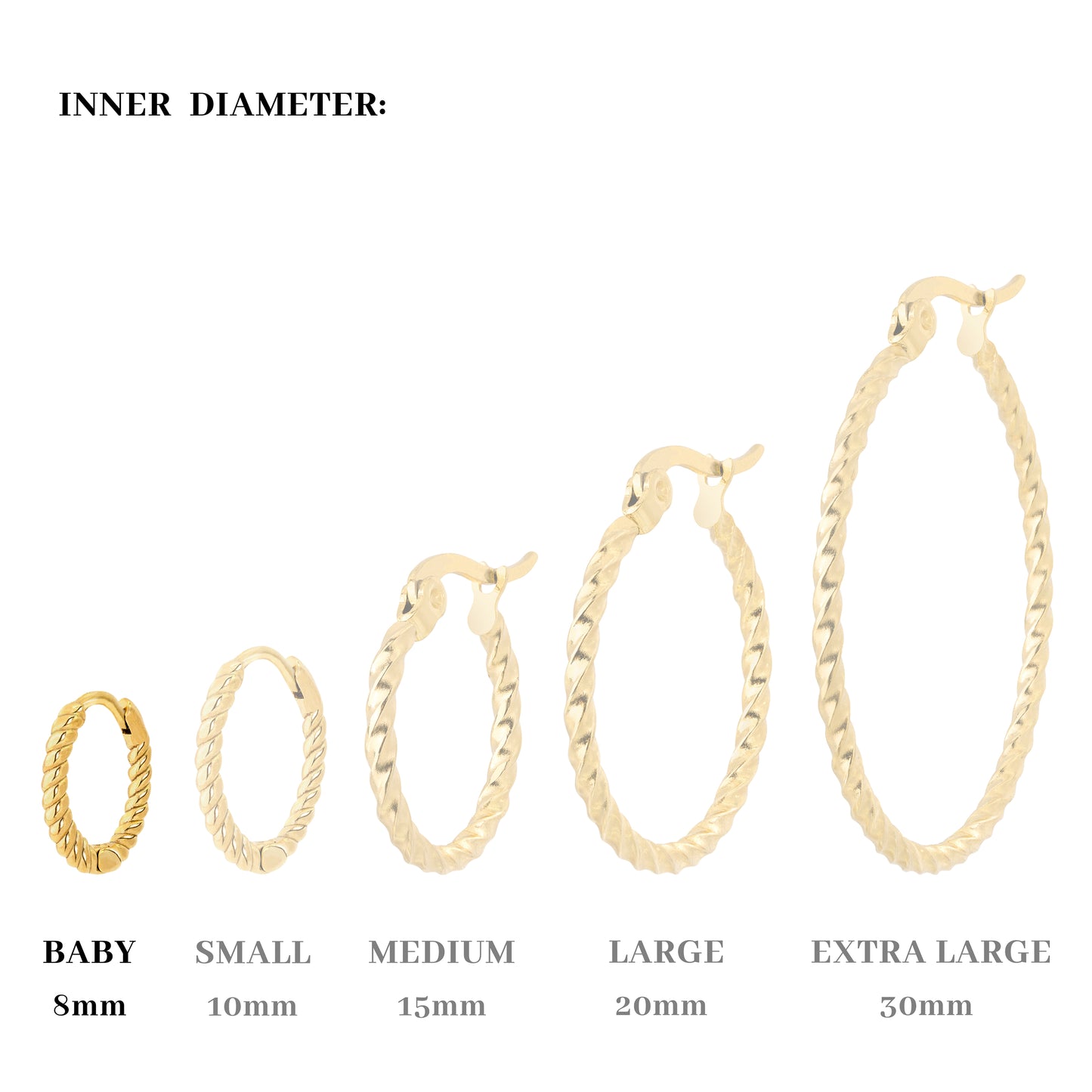 Twisted Hoops Baby