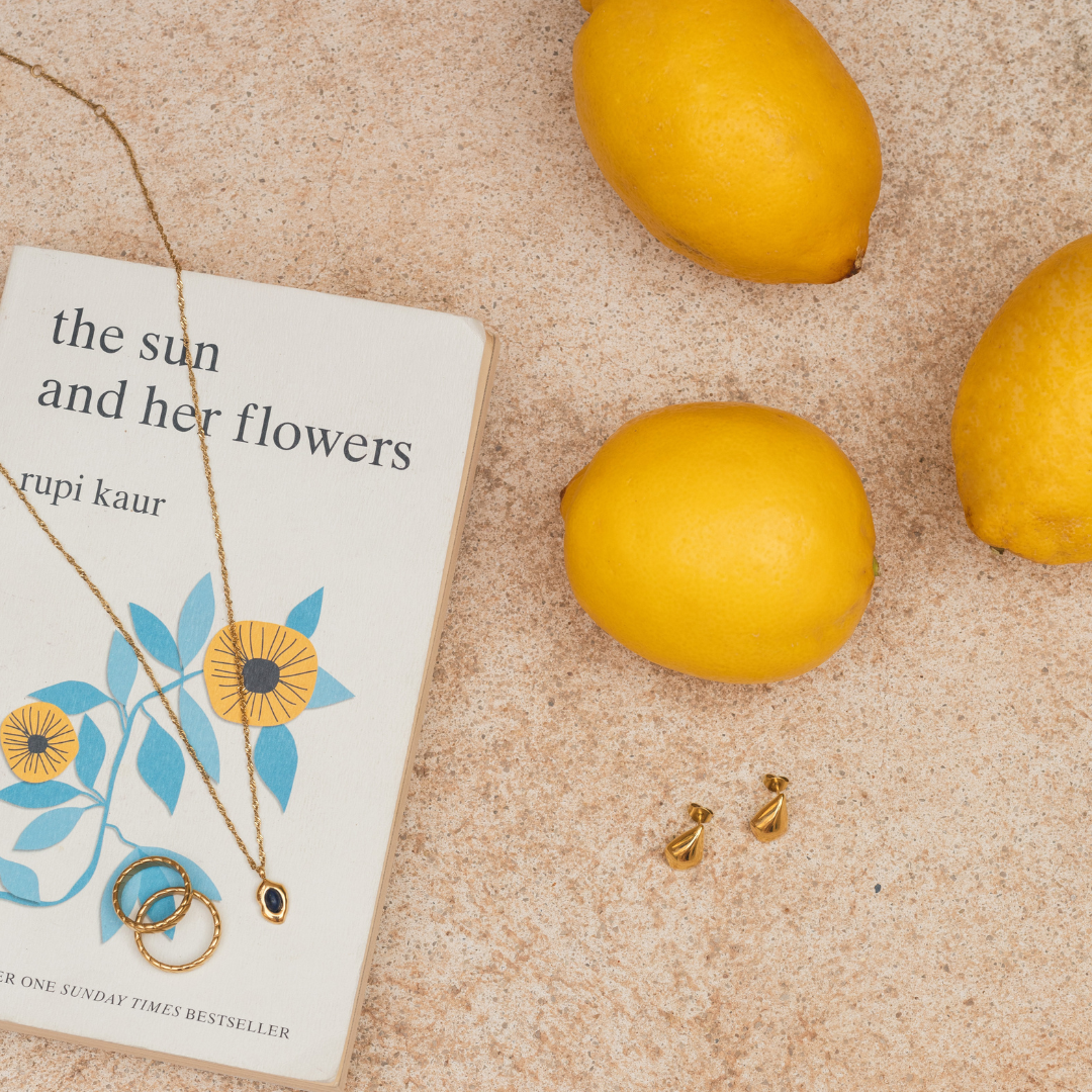 Blue Breeze Necklace Roségold