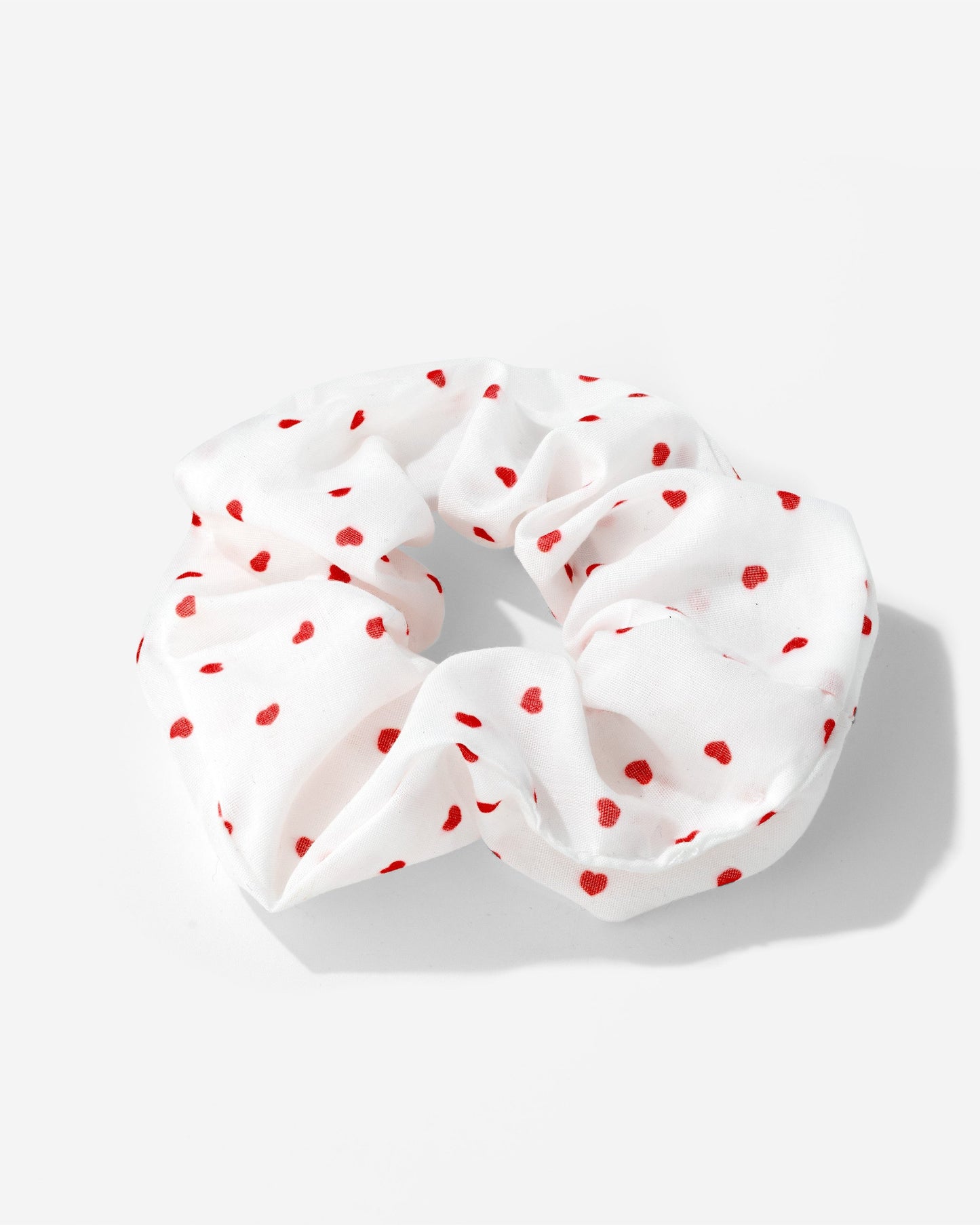 Shimmering Scrunchie Medium Hearts