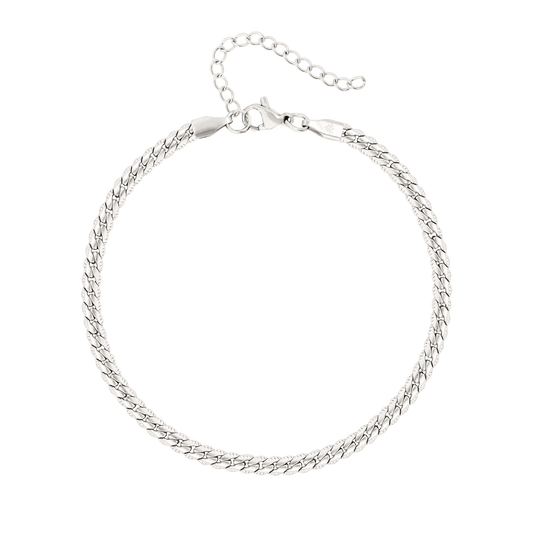 Contigo Anklet Silber