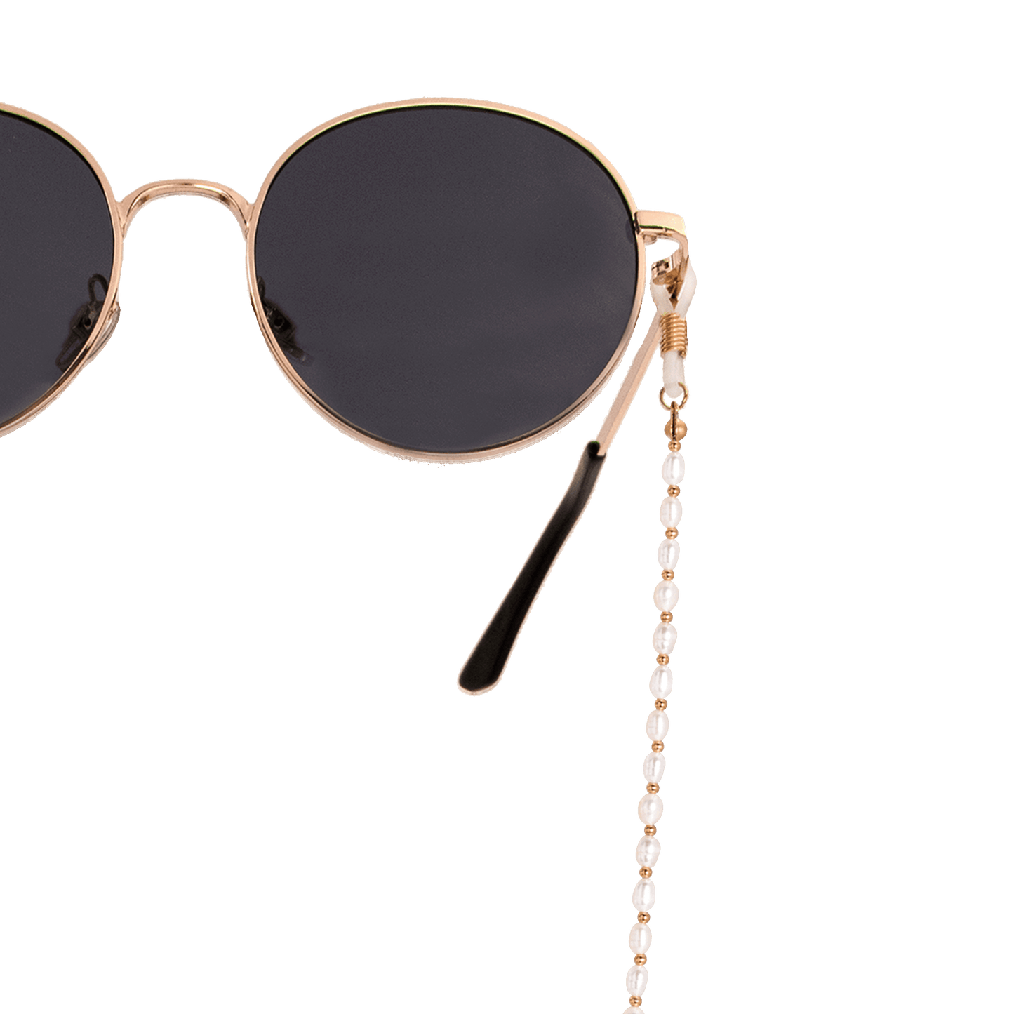 Pearly Sunglasses Chain Roségold