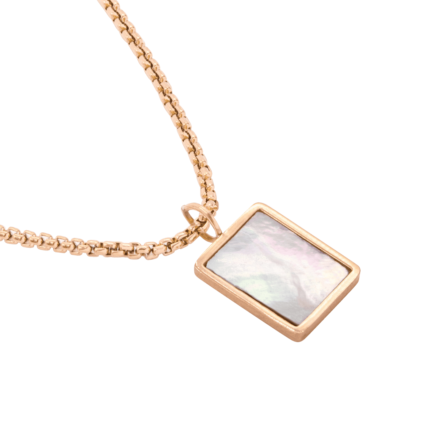 Shimmering Reflection Necklace Roségold