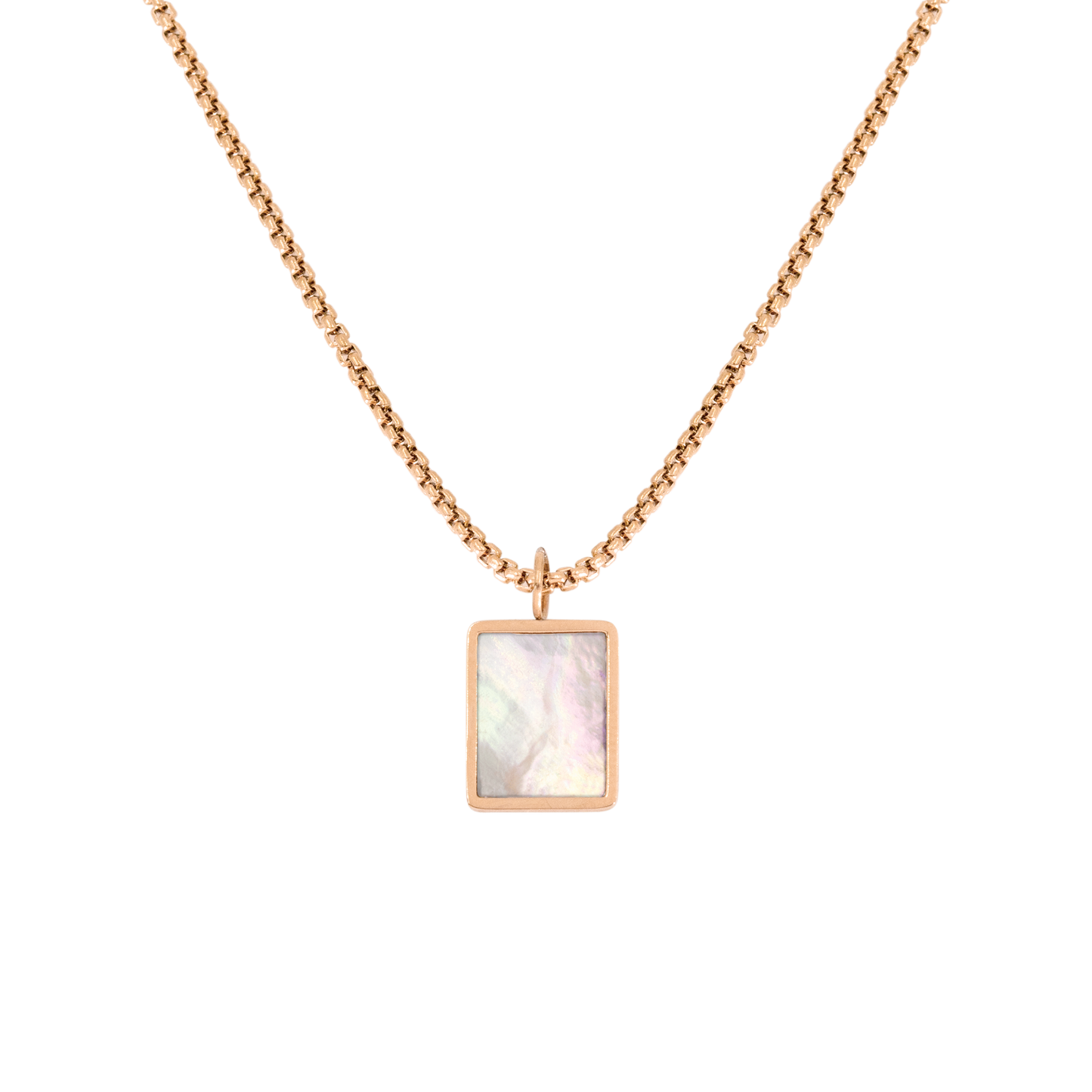 Shimmering Reflection Necklace Roségold