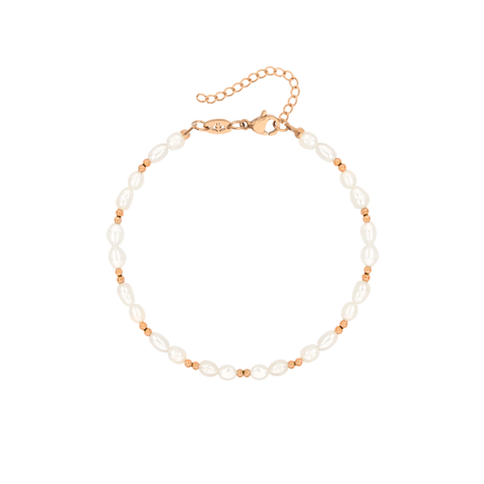 Summertime Pearl Bracelet Roségold