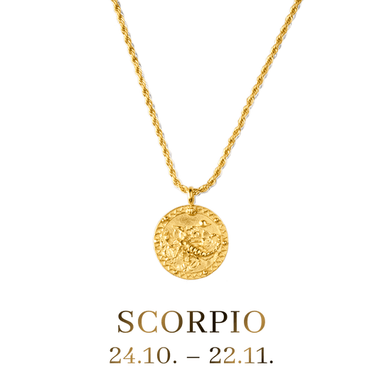 Scorpius / Skorpion Necklace Gold