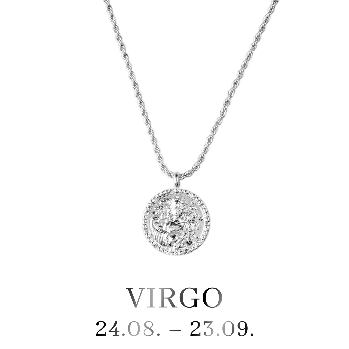 Virgo / Jungfrau Necklace Silber