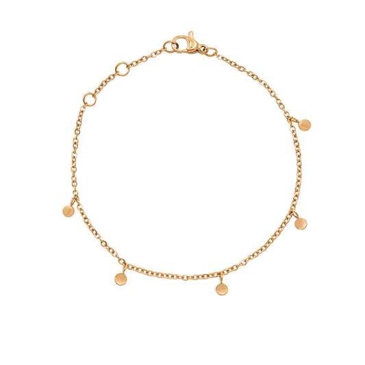 Tiny Coin Bracelet Roségold