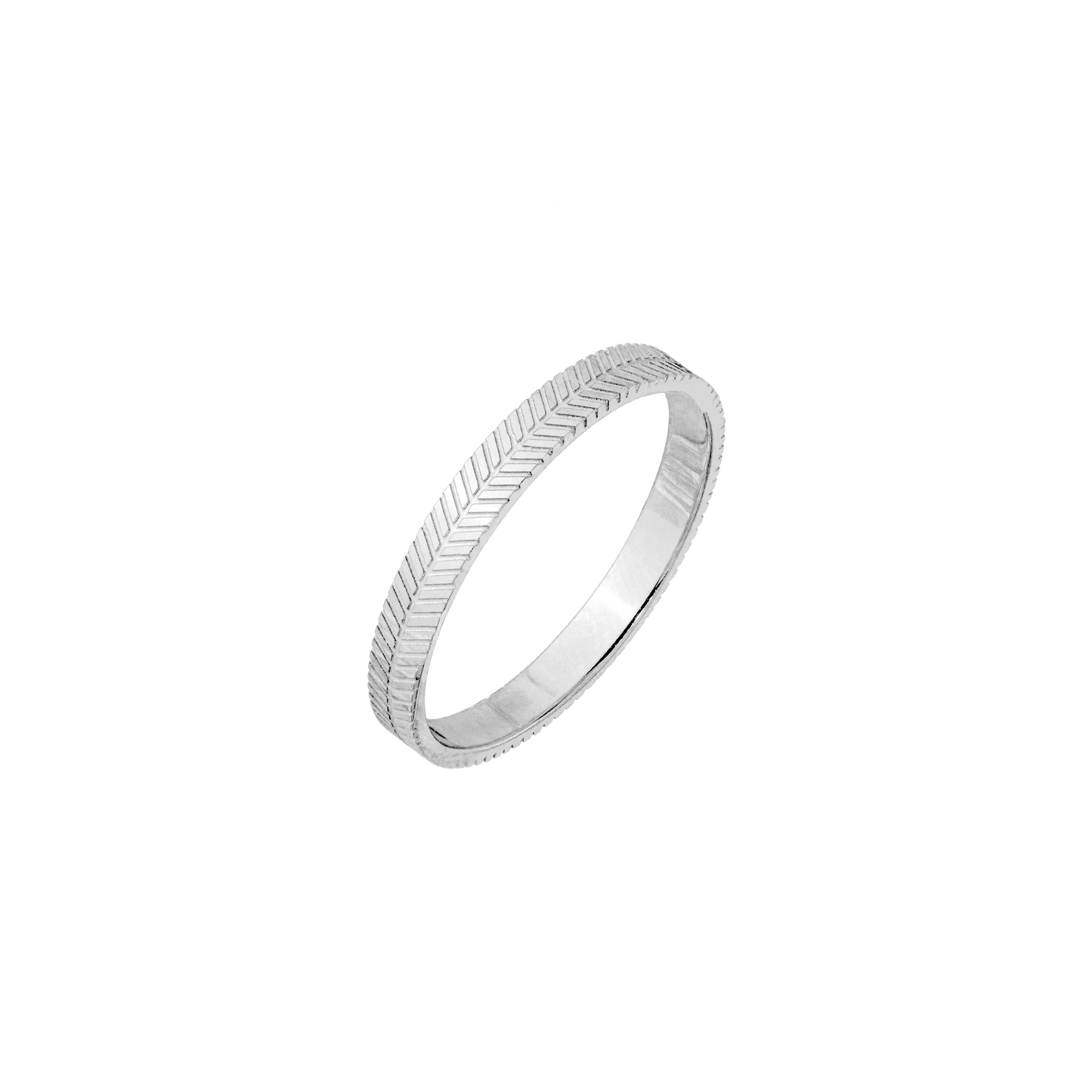 Slim Arrow Ring Silber