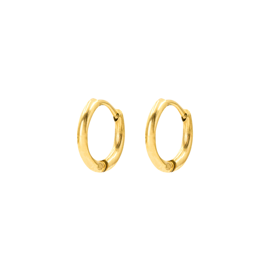 Slim Hoops Baby Gold