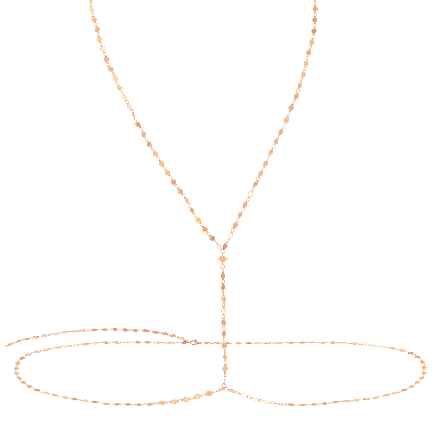 Stunning Jule Body Chain Roségold