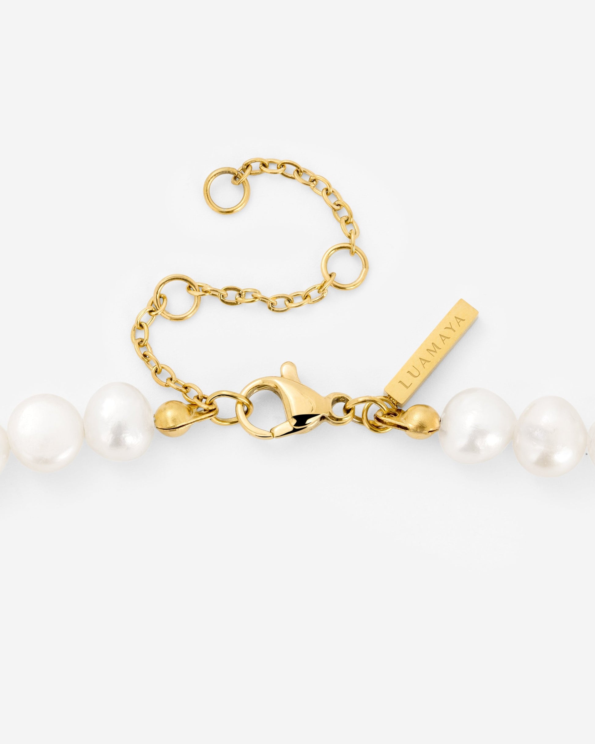 Ammonite Pearl Necklace Gold