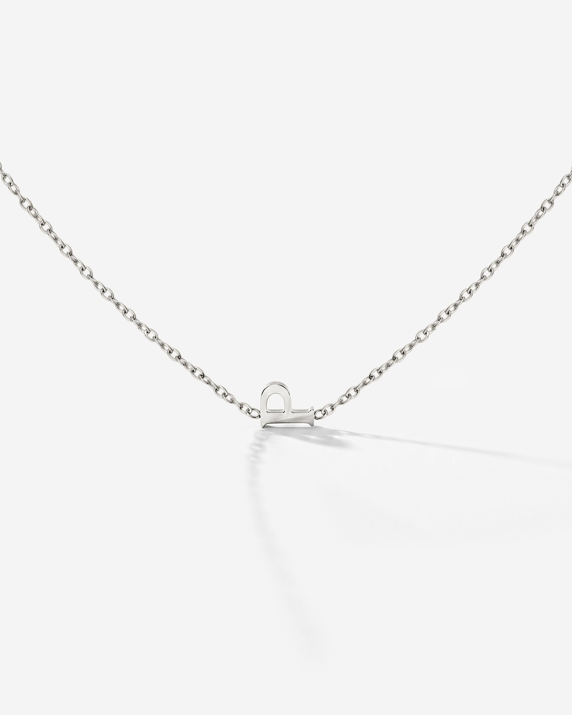 Tiny Letter Necklace