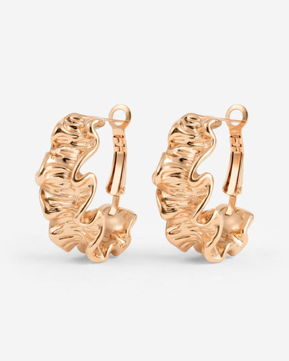 Cute Coral Hoops Roségold
