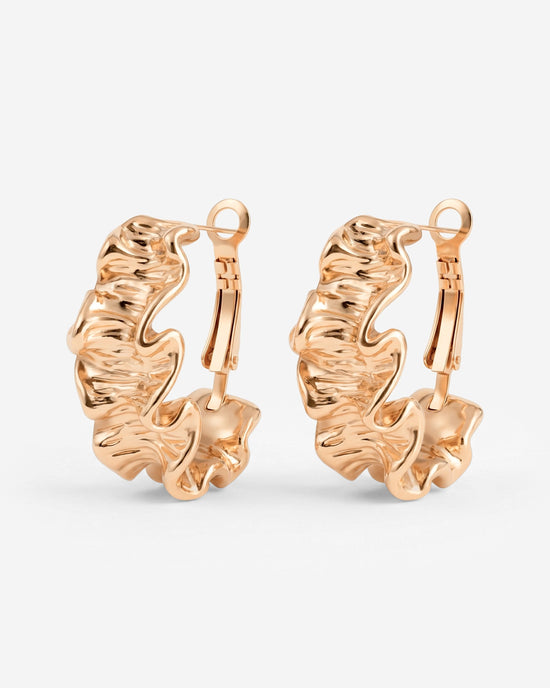 Cute Coral Hoops Roségold