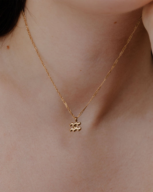 Aquarius Bubble Necklace Roségold