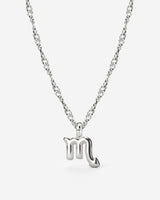 Scorpio Bubble Necklace Silber