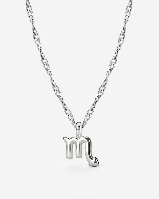 Scorpio Bubble Necklace Silber