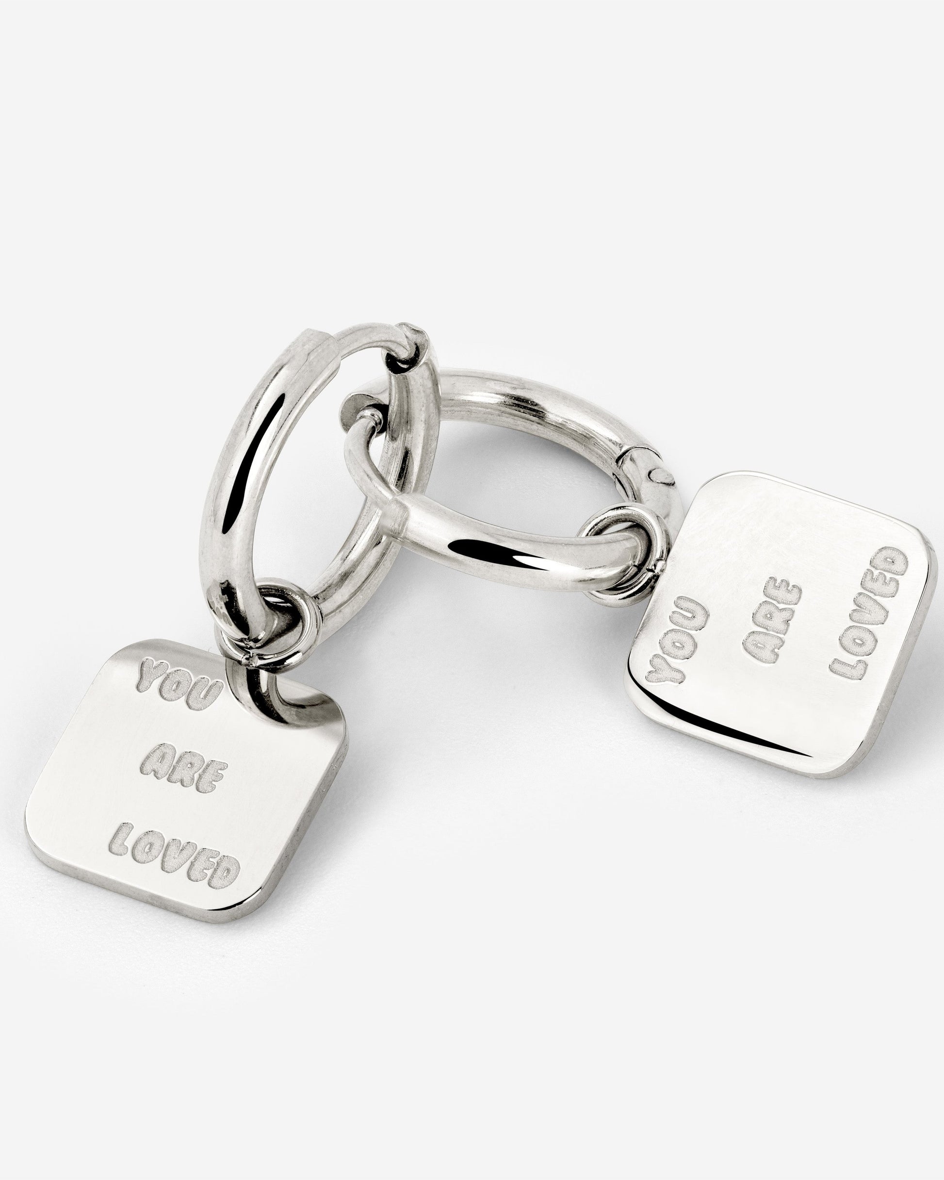 You are loved Hoop Set Small Silber