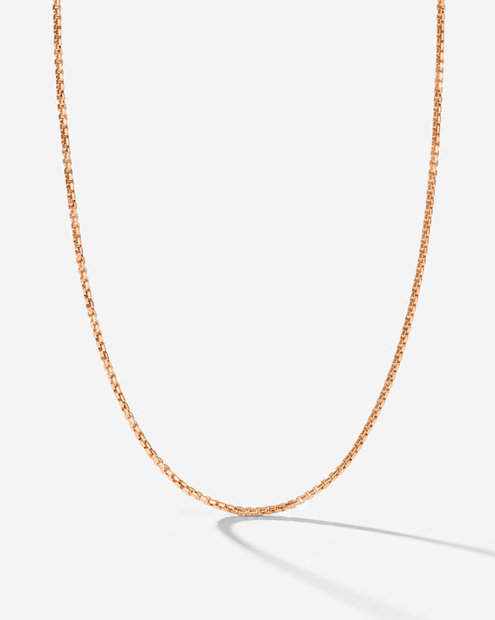 Round Box Chain Necklace