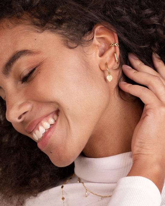Oval Hoops Baby Gold
