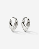 Mini Twist Hoops Silber