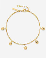 Tides of Time Anklet Gold