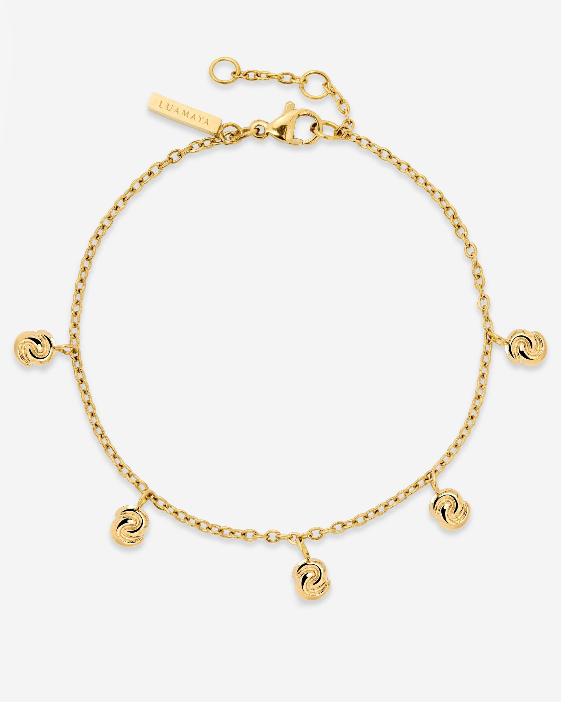Tides of Time Anklet Gold