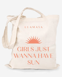 Jutetasche Girls just wanna have sun
