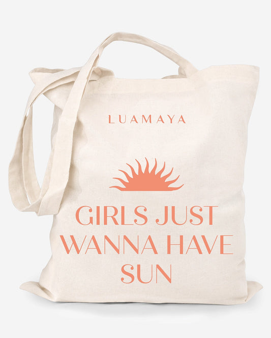 Jutetasche Girls just wanna have sun