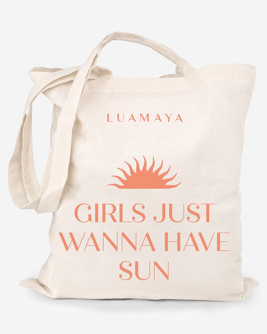 Jutetasche Girls just wanna have sun